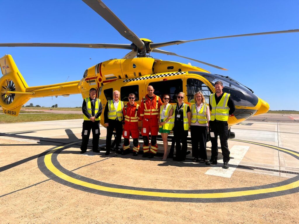 East Anglian Air Ambulance (EAAA) is a 365-day-a-year helicopter emergency medical service (HEMS) covering Bedfordshire, Cambridgeshire, Norfolk & Suffolk.