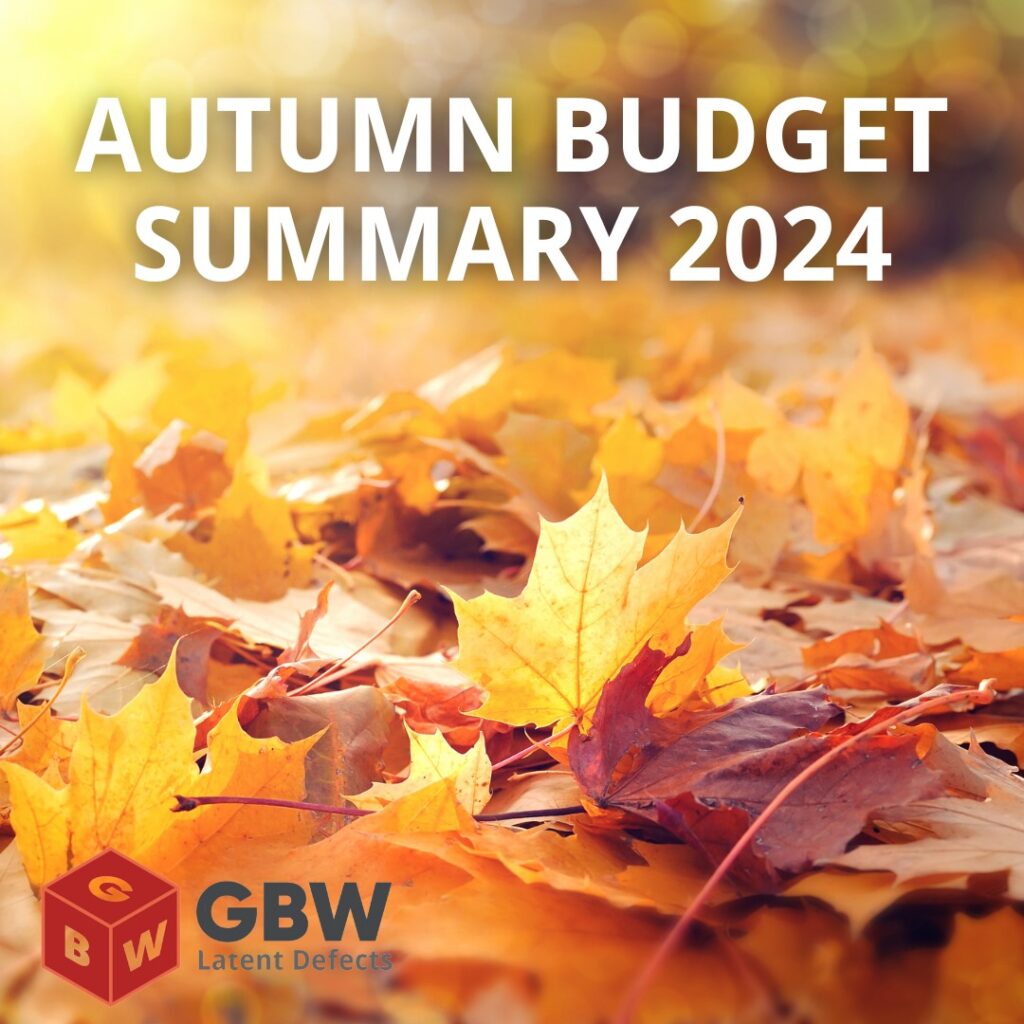 How the 2024 Autumn Budget Impacts the UK Building Warranty and Property Development Market